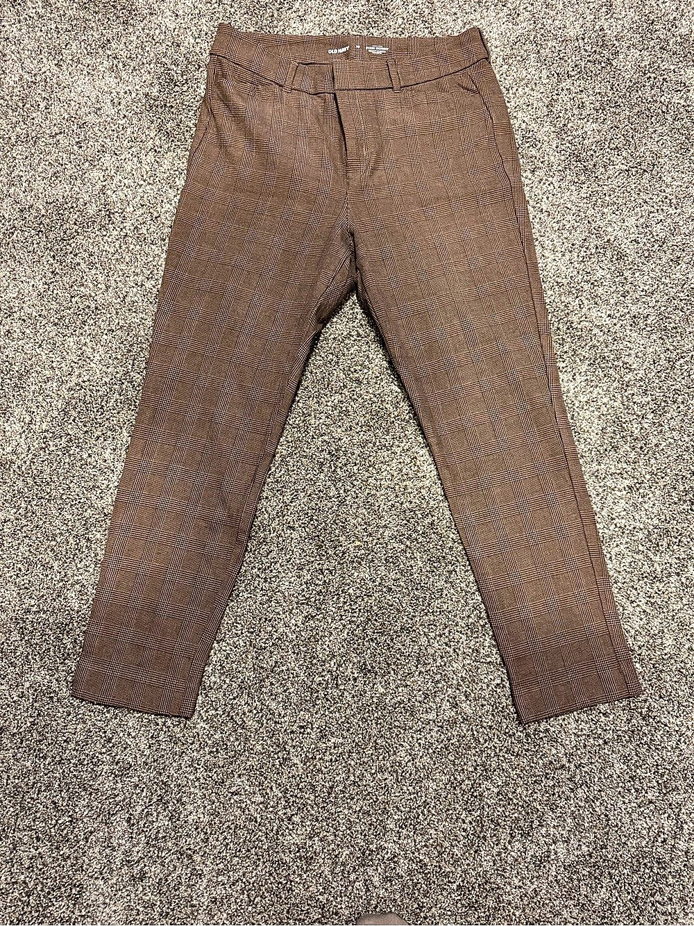 Old Navy High-Rise Pixie Skinny Ankle Pants Brown Size 10